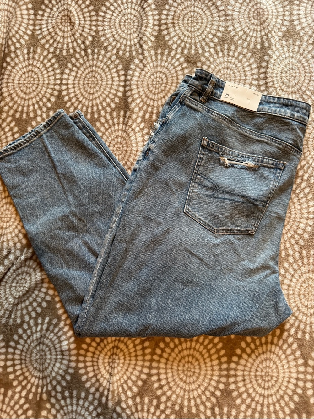 American Eagle Outfitters High Rise Mom Jeans Size 20 Regular